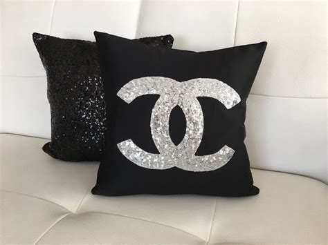 chanel throw pillow cover|Chanel pillows decorative.